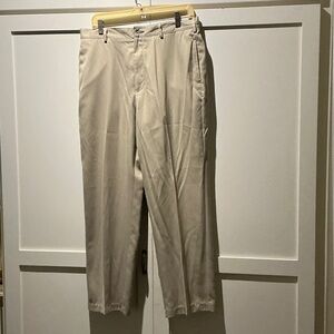 Classic Beige Dress Pants, Perfect Weight for Summer